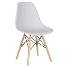 Kit - Mesa Eames Com Tampo De Vidro 100 Cm + 2 Cadeiras Eiffe