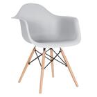 Kit - Mesa Eames Com Tampo De Vidro 120 Cm + 6 Cadeiras Eiffe