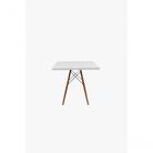 Kit Mesa Eiffel Branca Quadrada 80cm + 04 Cadeiras Eiffel
