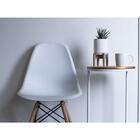 Kit Mesa Eiffel Branca Quadrada 80cm + 04 Cadeiras Eiffel