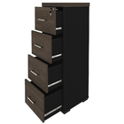 Kit Mesa Escritório 158cm Armário Arquivo E Gaveteiro Atria E