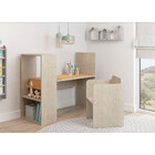 Kit Mesa Escrivaninha De Desenho E Cadeira Infantil Regulávei