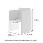 Kit Mesa Escrivaninha De Desenho E Cadeira Infantil Regulávei