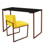 Kit Mesa Escrivaninha Stan E Cadeira Lee Industrial Escritóri