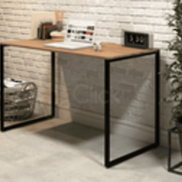 Kit Mesa Industrial +  Gaveteiro 04 Gavetas C/ Mais Modernida