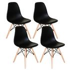 Kit Mesa Jantar Eames Eiffel 80cm + 4 Cadeiras Eames Eiffel -