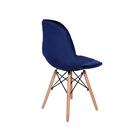 Kit Mesa Jantar Eiffel 100cm Preta + 02 Cadeiras Botonê Velud