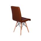 Kit Mesa Jantar Eiffel 120cm Branca + 02 Cadeiras Gomos - Mar