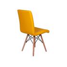 Kit Mesa Jantar Eiffel 120cm Branca + 03 Cadeiras Gomos - Ama