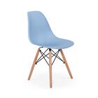 Kit Mesa Jantar Eiffel 120cm Preta + 04 Cadeiras Charles Eame