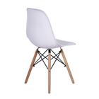 Kit Mesa Jantar Eiffel 80cm Preta + 2 Cadeiras Charles Eames