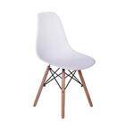 Kit Mesa Jantar Eiffel 80cm Preta + 2 Cadeiras Charles Eames
