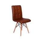 Kit Mesa Jantar Eiffel 80x80 Branca + 02 Cadeiras Gomos - Mar