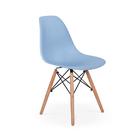 Kit Mesa Jantar Eiffel 80x80cm Preta + 04 Cadeiras Charles Ea