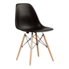 Kit Mesa Jantar Quadrada Eiffel Mdf Branco 80cm + 4 Cadeiras