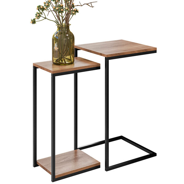 Kit Mesa Lateral De Metal Aurora Casa Chick