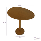 Kit Mesa Lateral Monopé Design Orgânico - Branca E Mel