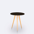 Kit Mesa Lateral Ou Canto Redonda Para Sala Ou Auxiliar Apoio