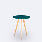 Kit Mesa Lateral Ou Canto Redonda Para Sala Ou Auxiliar Apoio