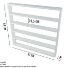 Kit Mesa Manicure 77cm + Porta Expositor Esmaltes Oferta