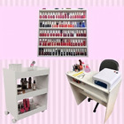 Kit Mesa Manicure 80cm C/prateleira + Expositor De Esmaltes