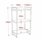 Kit Mesa Para Escritório Com Estante Office Estilo Industrial