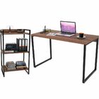 Kit Mesa Para Escritório Com Estante Office Estilo Industrial