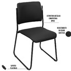 Kit Mesa Para Escritório Industrial Soft Branco Com Cadeira E