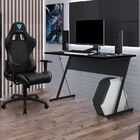 Kit Mesa Para Pc Gamer Kombat Com Cadeira Gamer Ec3 Thunderx3