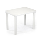 Kit Mesa Plástica Infantil Branca E 2 Cadeiras