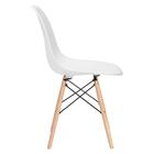 Kit - Mesa Redonda Eames 80 Cm Branco + 3 Cadeiras Eiffel Dsw