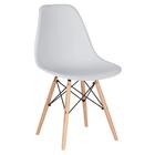 Kit - Mesa Redonda Eames 80 Cm Preto + 4 Cadeiras Eiffel Dsw