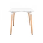 Kit - Mesa Retangular Eames 80 X 160 Cm Branco + 6 Cadeiras E