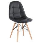 Kit - Mesa Retangular Eames 80 X 160 Cm Preto + 6 Cadeiras Es
