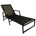 Kit Mesa Ripada 90cm 4 Cadeiras Perpétua, 2 Espreguiçadeiras