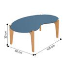 Kit Mesas De Centro Amsterdam Azul Lord Freijó