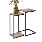 Kit Mesas Laterais Industrial Aurora Demolição Preto - Amaren