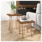 Kit Mesas Lateral Centro Apoio (montada) Iron Marrom Caemmun