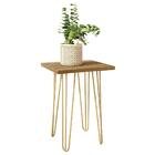 Kit Mesas Lateral Centro Apoio (montada) Iron Marrom Caemmun