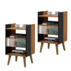 Kit Mesinha De Cabeceira Retro Espelhada - Horse