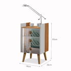 Kit Mesinha De Quarto Retro Decoração Com Espelho - Horse