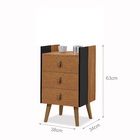 Kit Mesinha Retro Gavetas Preto Nature Porta Objetos - Horse