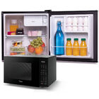 Kit Micro-ondas Preto 35l + Frigobar Black Edition Preto 45 L