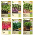 Kit Microverdes - Rucula + Manjericão + Beterraba + Outros