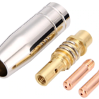 Kit Mig 15ak - 2 Bicos De Contato 0,6mm + 1 Bocal 12mm + 1 Po