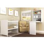 Kit Mini Berço E Armário Trocador Tema - Branco