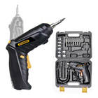 Kit Mini Parafusaderia Bits+soquetes+brocas Sem Fio Recarregá