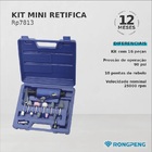 Kit Mini Retifica 1/4 0.3hp 25000rpm C/ 16 Peças Rp7813 Rongp
