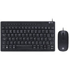 Kit Mini Teclado E Mouse Usb Corp Flat - Teclas Chocolate - M