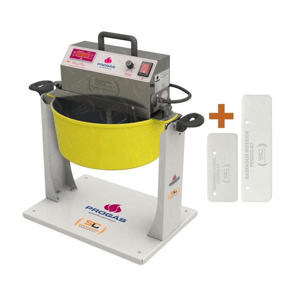 Kit - Misturador Gás Mogmix 7 Lts Prmog-07 Amarelo Bivolt + G